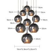 Cranford Loop Glass Globe Pendant Light — gallery image 46