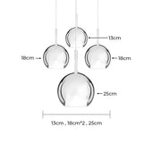 Cranford Loop Glass Globe Pendant Light — gallery image 50
