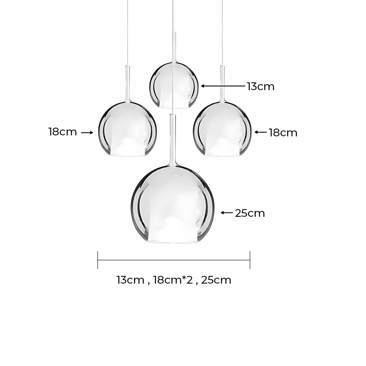 Cranford Loop Glass Globe Pendant Light — gallery image 50