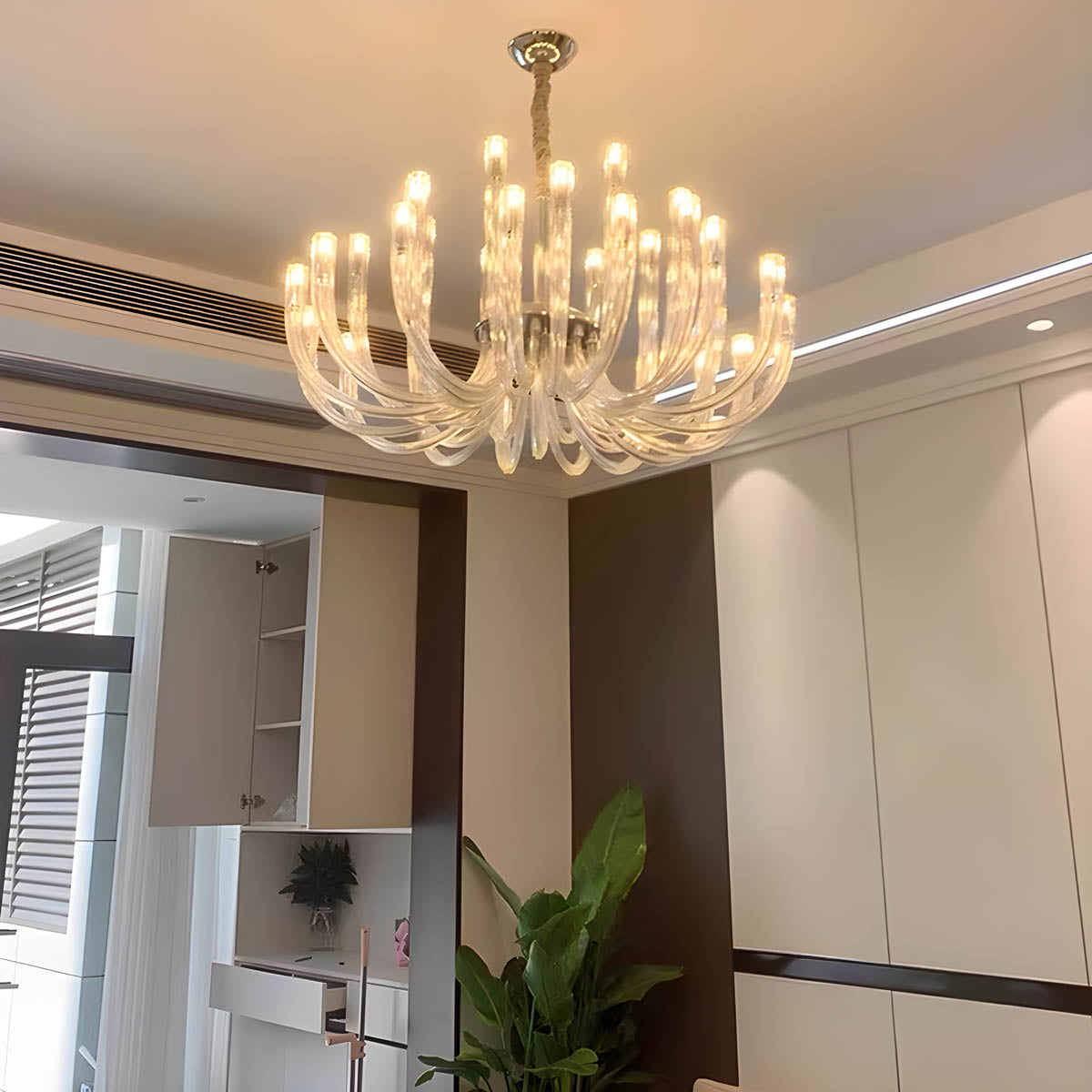 Mossley Loop Glass Chandelier — gallery image 7