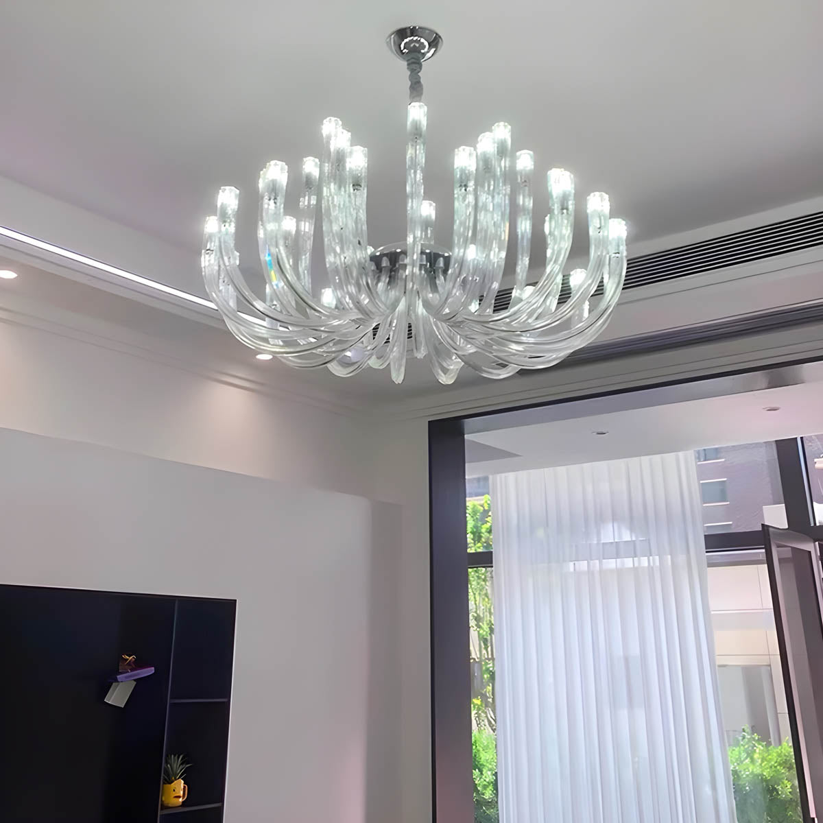 Mossley Loop Glass Chandelier — gallery image 8