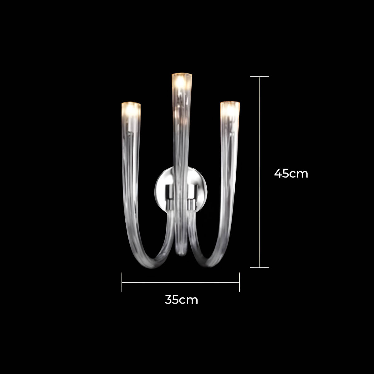 Mossley Loop Glass Chandelier — gallery image 13