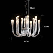 Mossley Loop Glass Chandelier — gallery image 15