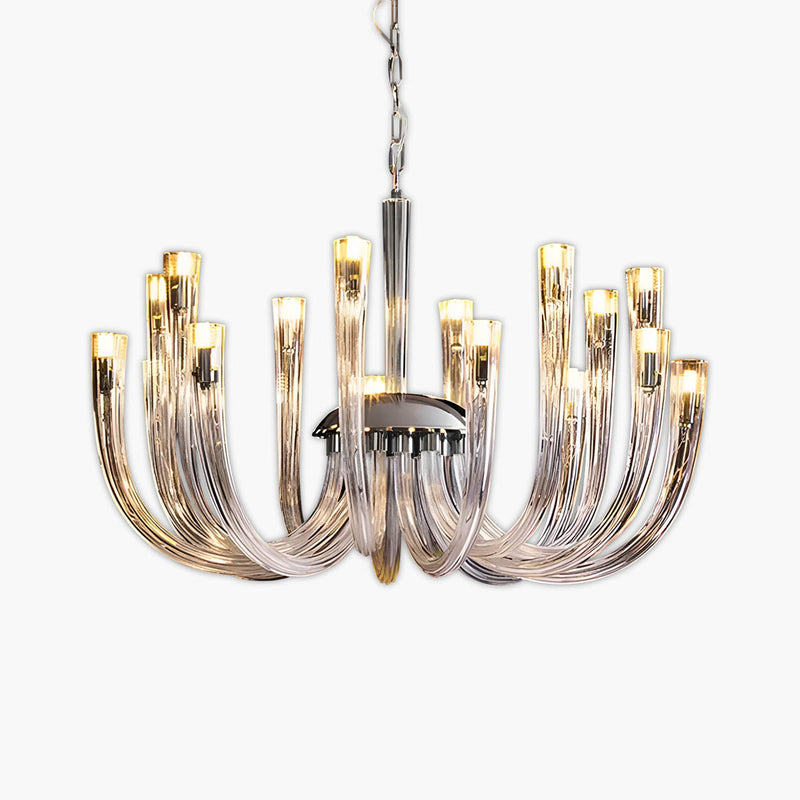 
Mossley Loop Glass Chandelier — photo 1