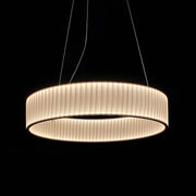 Oakmere Loop Iron Pleated Pendant Light — gallery image 8