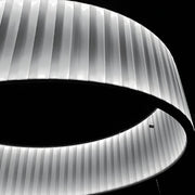 Oakmere Loop Iron Pleated Pendant Light — gallery image 9
