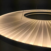 Oakmere Loop Iron Pleated Pendant Light — gallery image 10