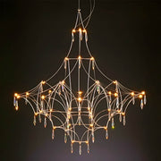 Rosewood Loop Crystal Chandelier — gallery image 8
