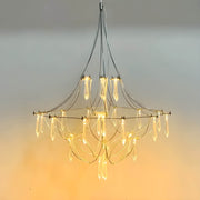 Rosewood Loop Crystal Chandelier — gallery image 9
