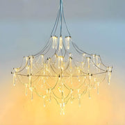 Rosewood Loop Crystal Chandelier — gallery image 10