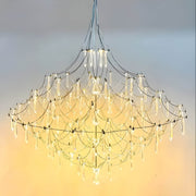 Rosewood Loop Crystal Chandelier — gallery image 11