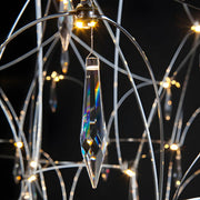 Rosewood Loop Crystal Chandelier — gallery image 12