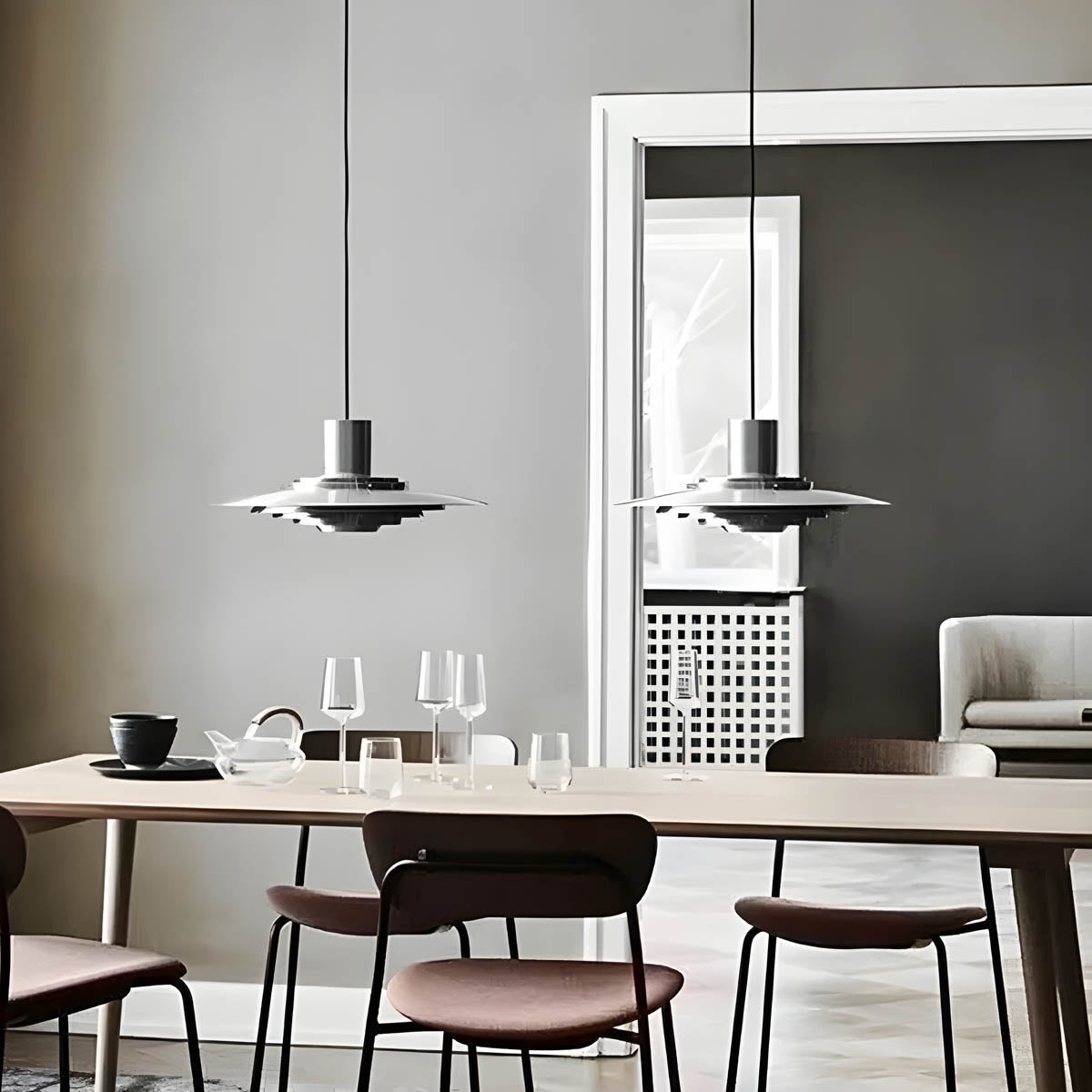 Sherwood Loop Aluminum Pendant Light — gallery image 6