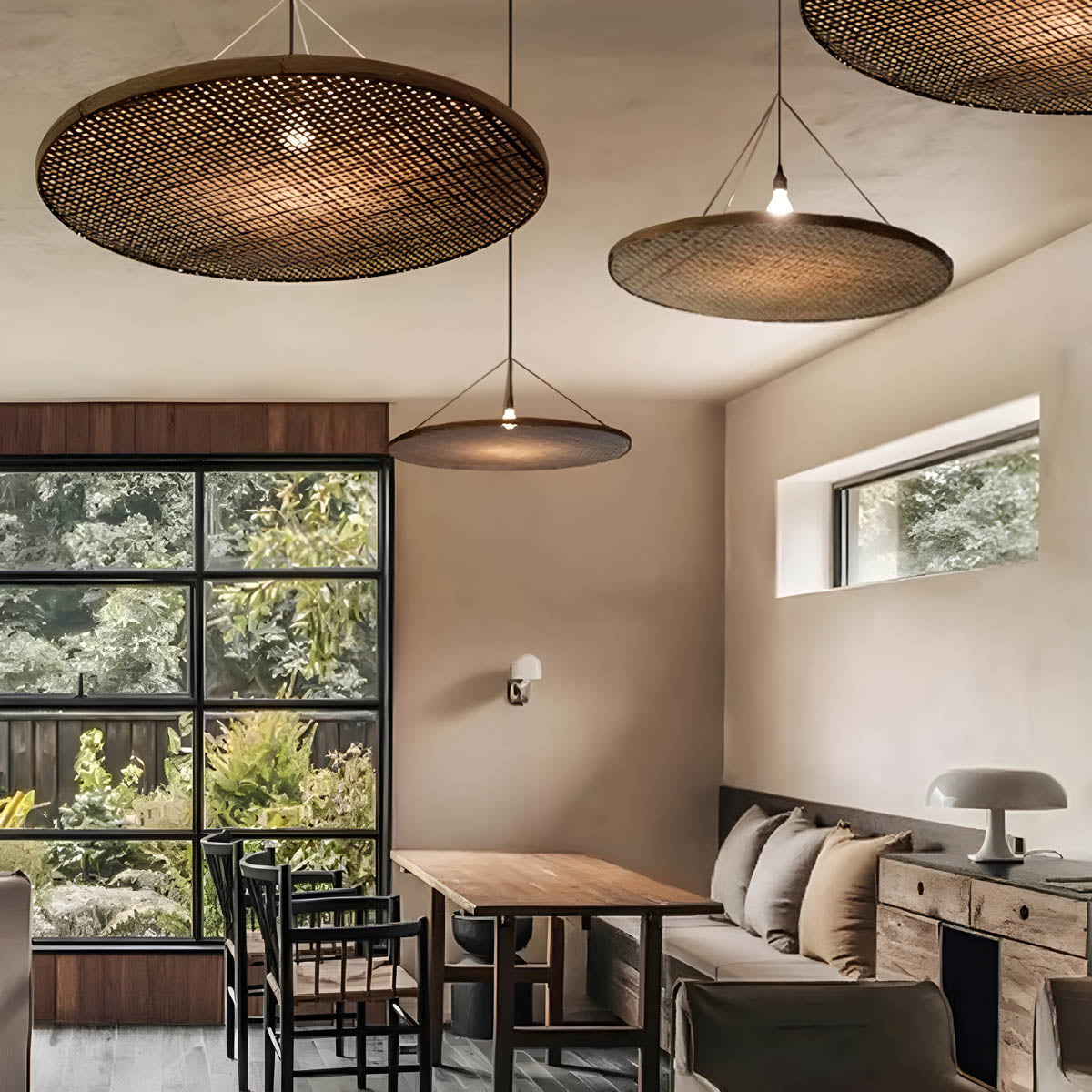 
Wickham Loop Bamboo Pendant Light — photo 3