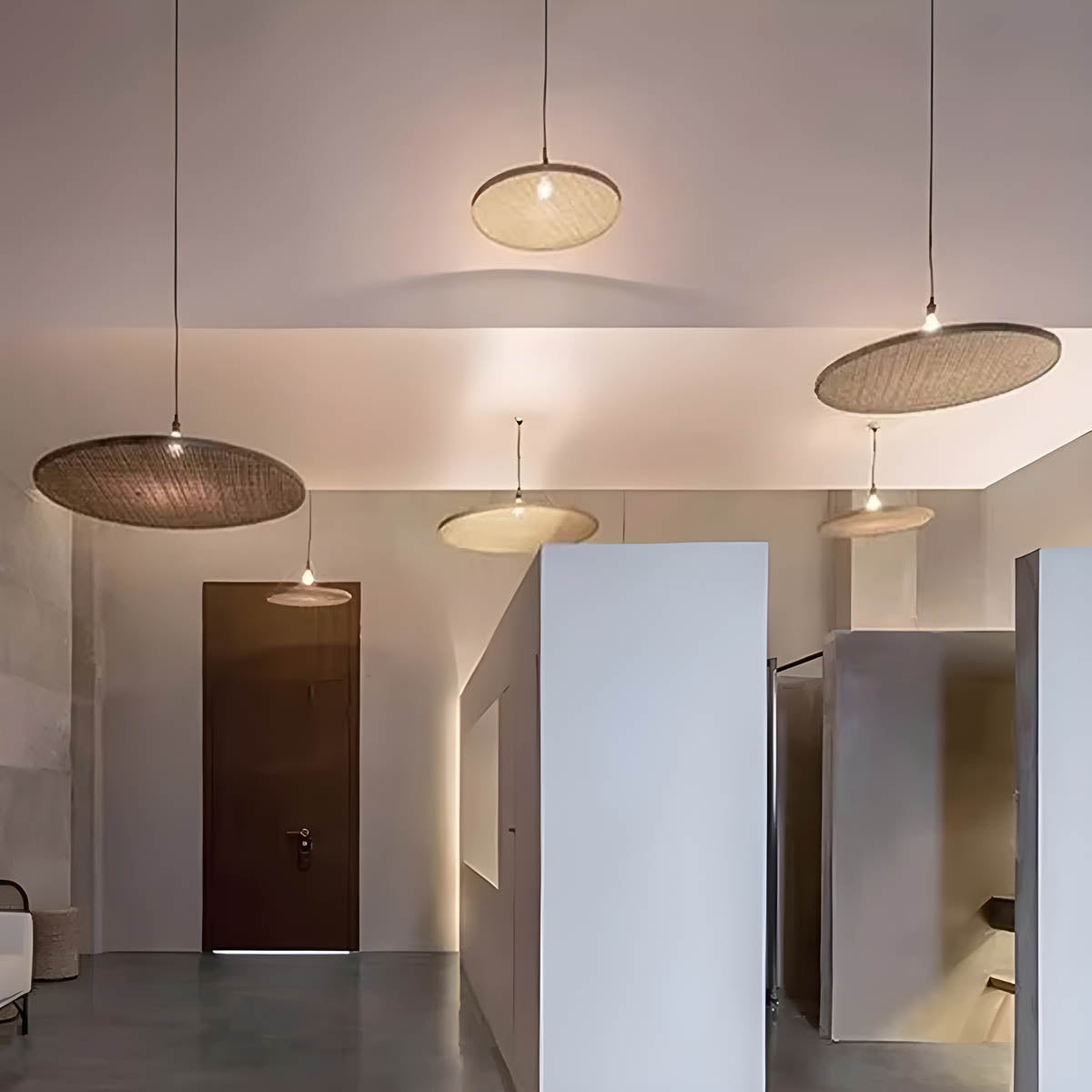 
Wickham Loop Bamboo Pendant Light — photo 5