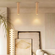 Willoughby Loop Travertine Ceiling Light — gallery image 4