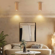 Willoughby Loop Travertine Ceiling Light — gallery image 6