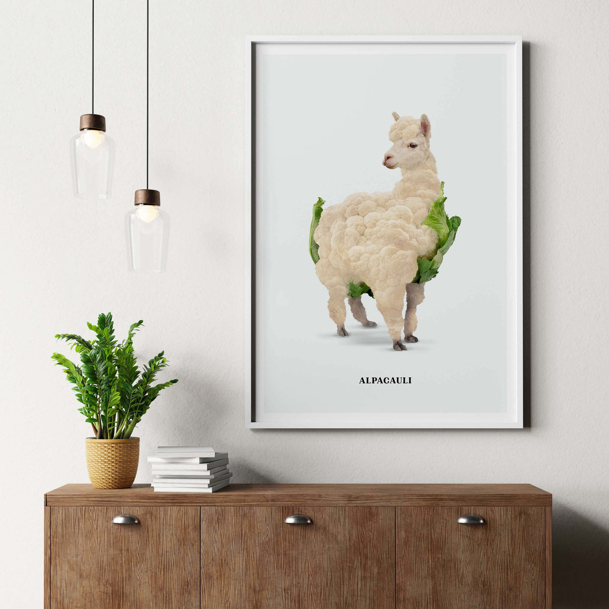 Greenwood Loop Alpaca Wall Art Print — gallery image 3