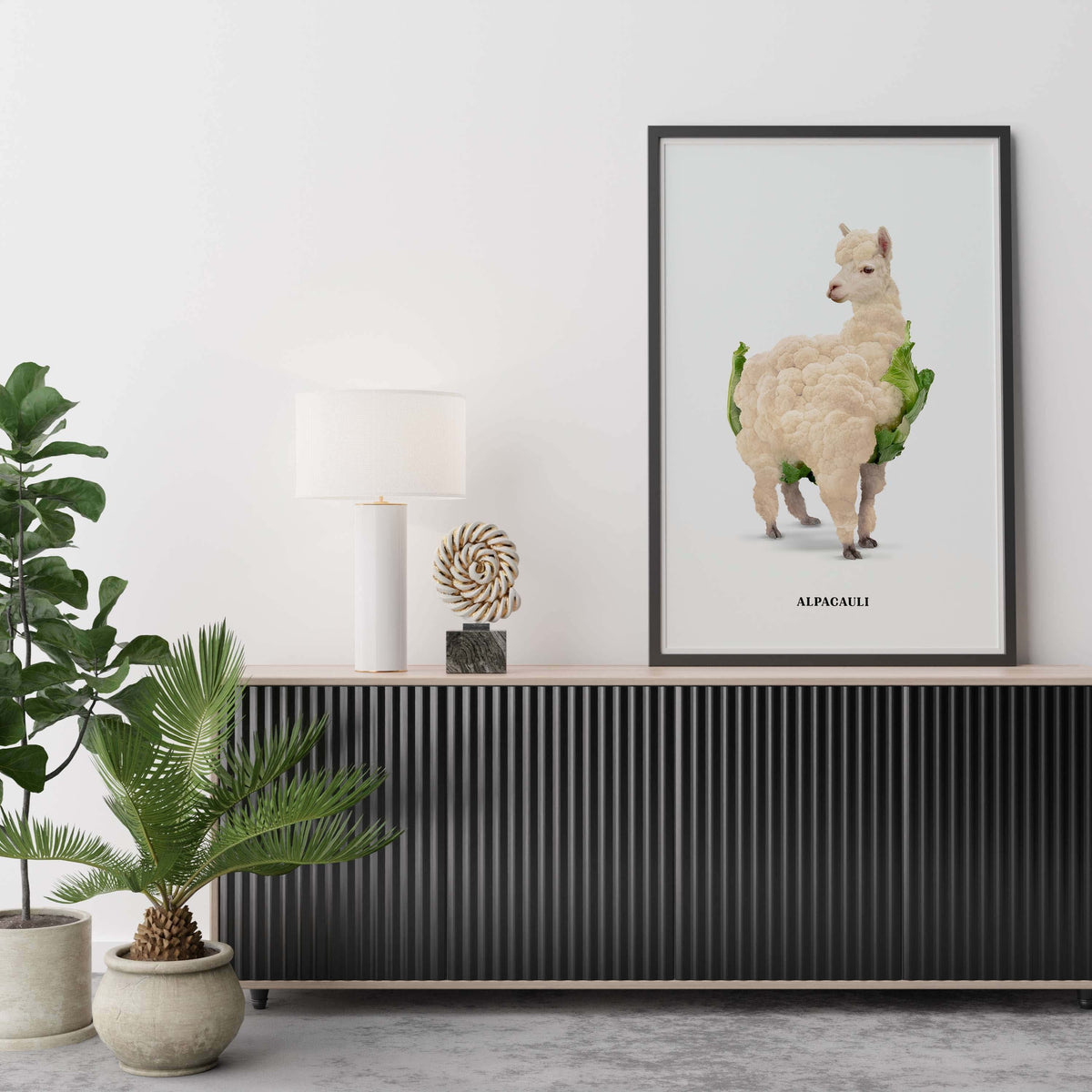 Greenwood Loop Alpaca Wall Art Print — gallery image 4