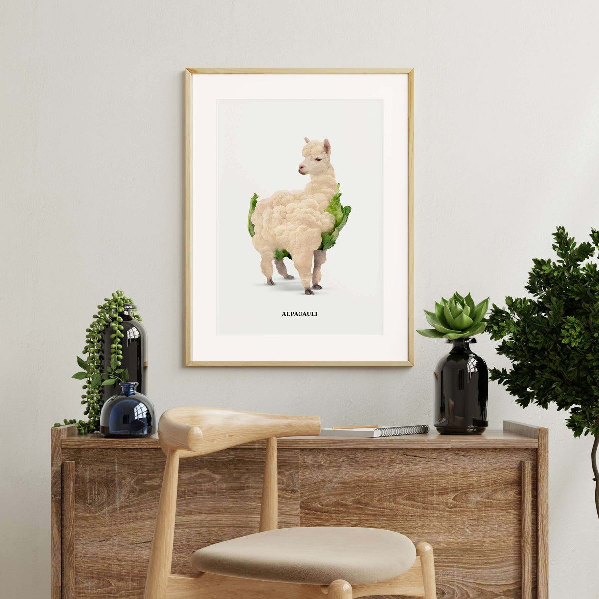 Greenwood Loop Alpaca Wall Art Print — gallery image 11
