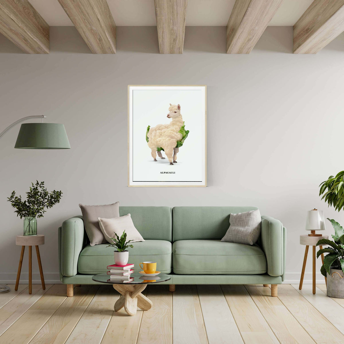 Greenwood Loop Alpaca Wall Art Print — gallery image 15