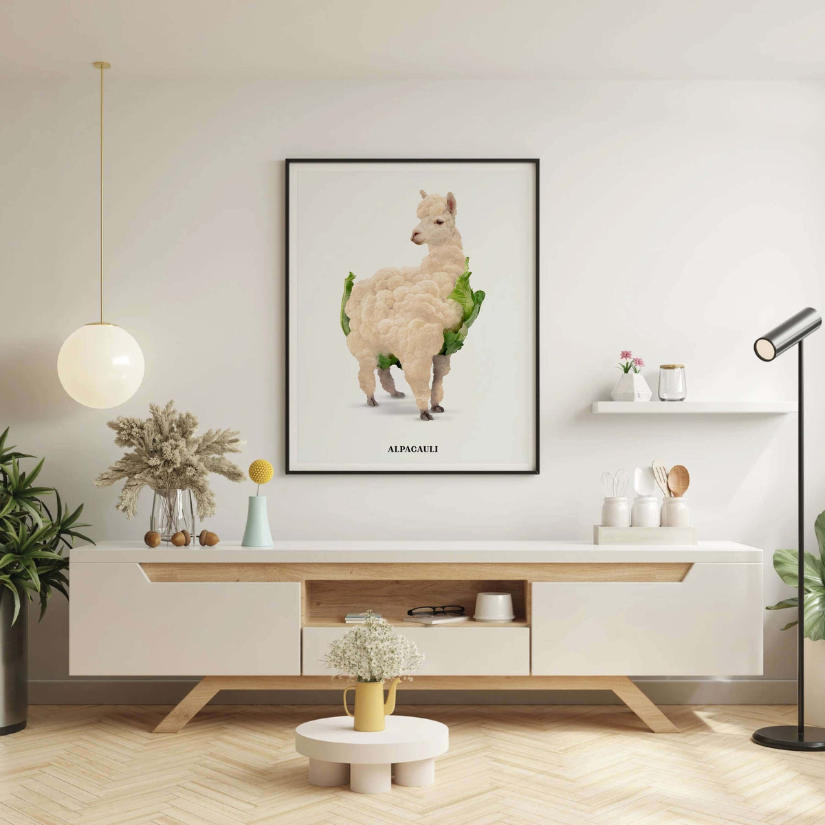Greenwood Loop Alpaca Wall Art Print — gallery image 2