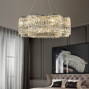 Acorn Loop Crystal Linear Chandelier — gallery image 3