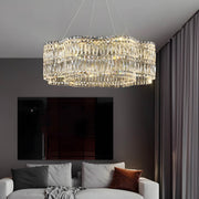 Acorn Loop Crystal Linear Chandelier — gallery image 2