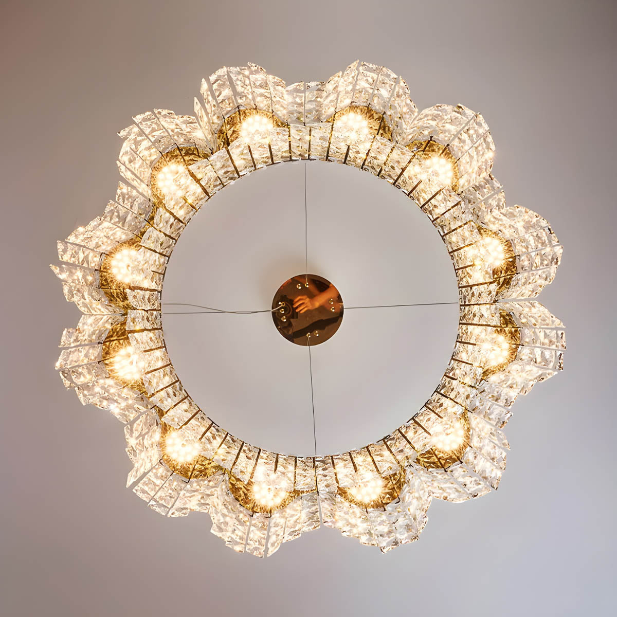 Acorn Loop Crystal Linear Chandelier — gallery image 11