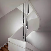 Eversley Loop Acrylic Spiral Chandelier — gallery image 3