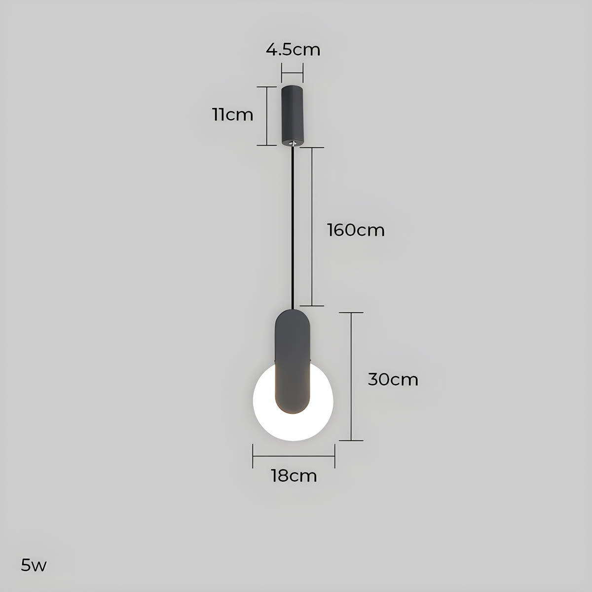 Greystone Loop Aluminum Cluster Pendant Light — gallery image 18