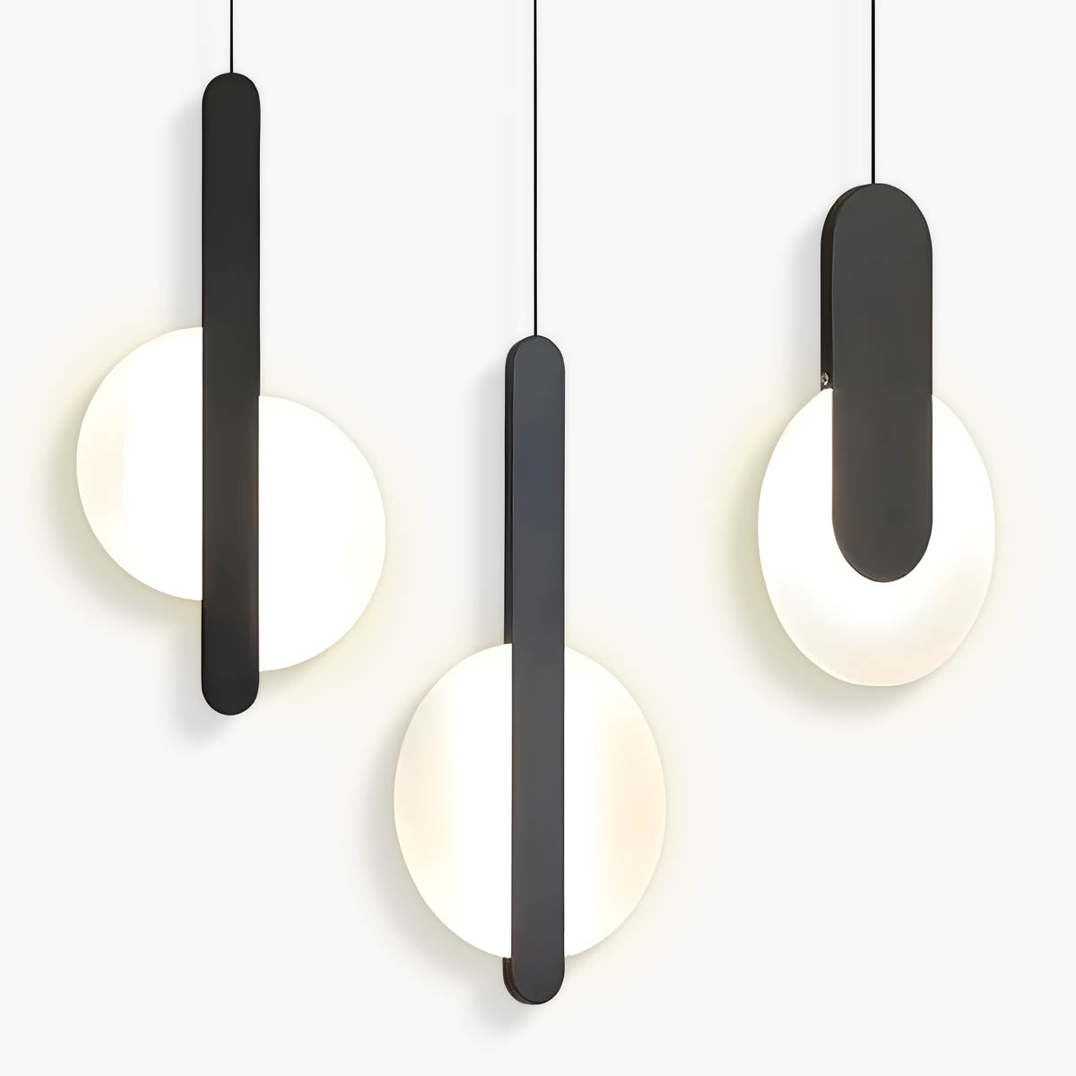 Greystone Loop Aluminum Cluster Pendant Light — gallery image 1