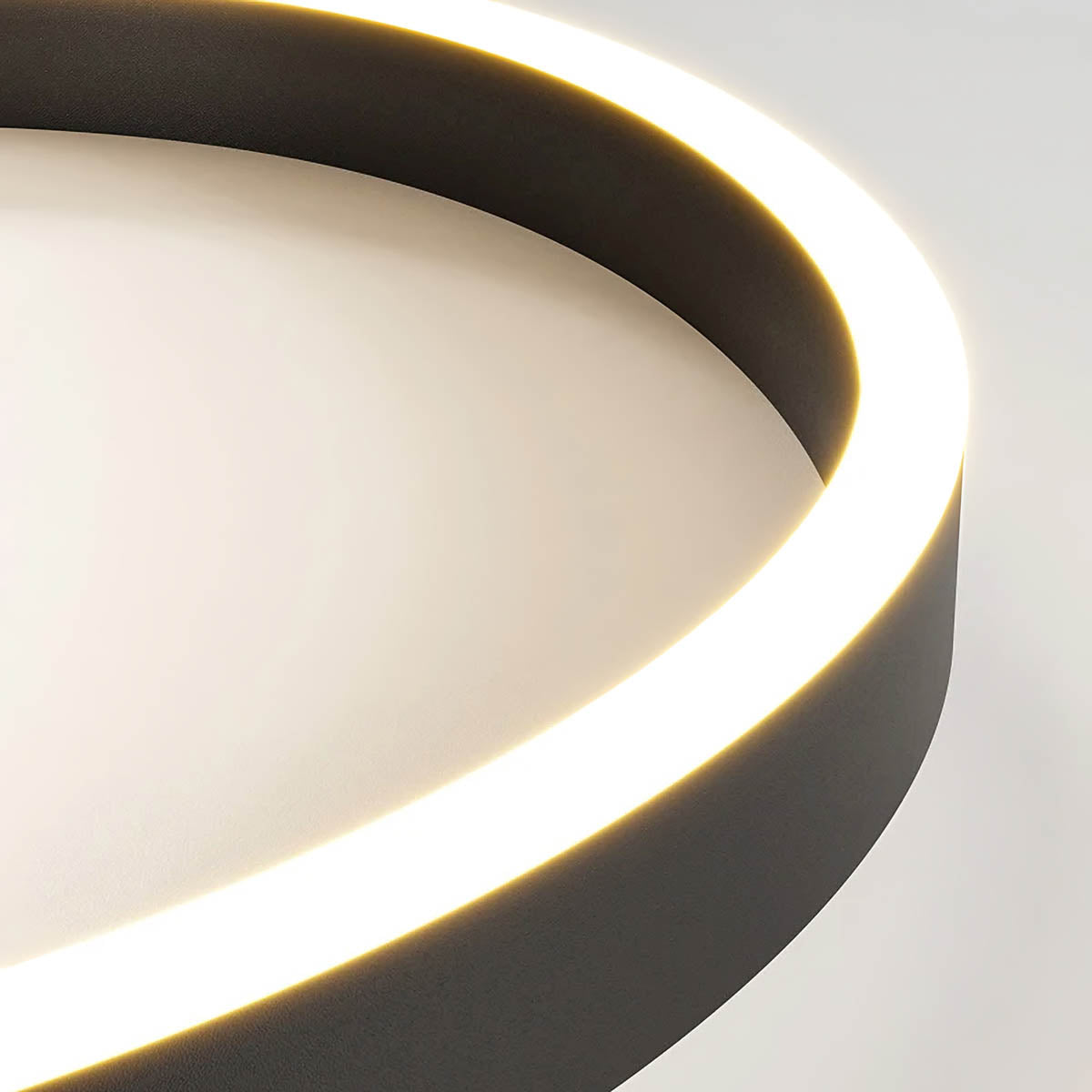 Elmsford Loop Aluminum Pebble Ceiling Light — gallery image 4