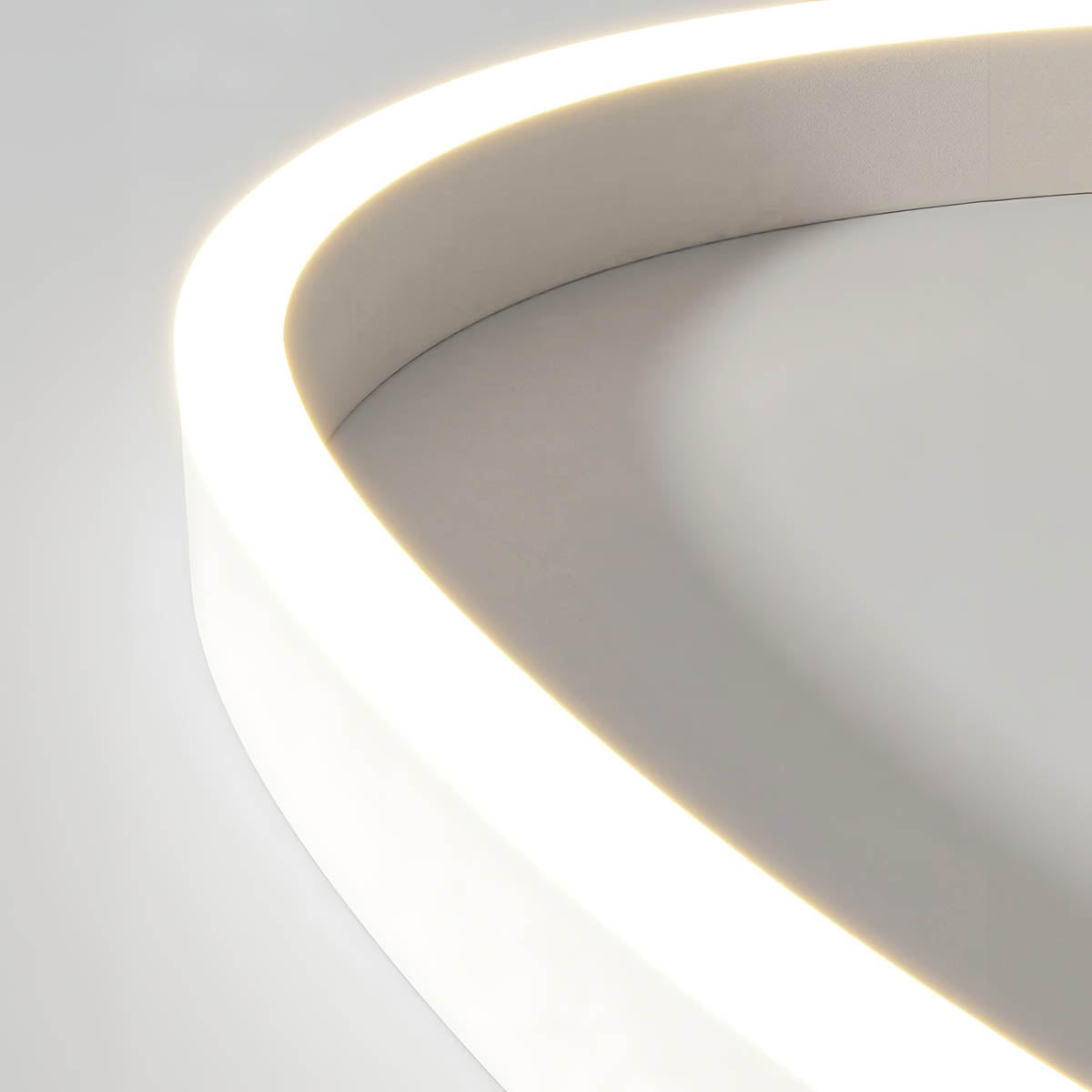 Elmsford Loop Aluminum Pebble Ceiling Light — gallery image 5