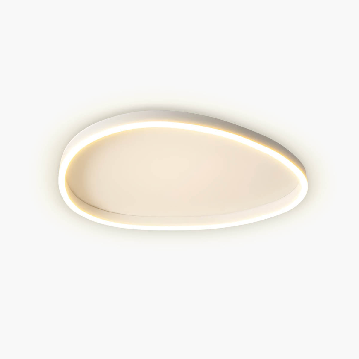 Elmsford Loop Aluminum Pebble Ceiling Light — gallery image 1