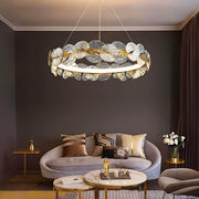 Blackthorn Loop Glass Chandelier — gallery image 2