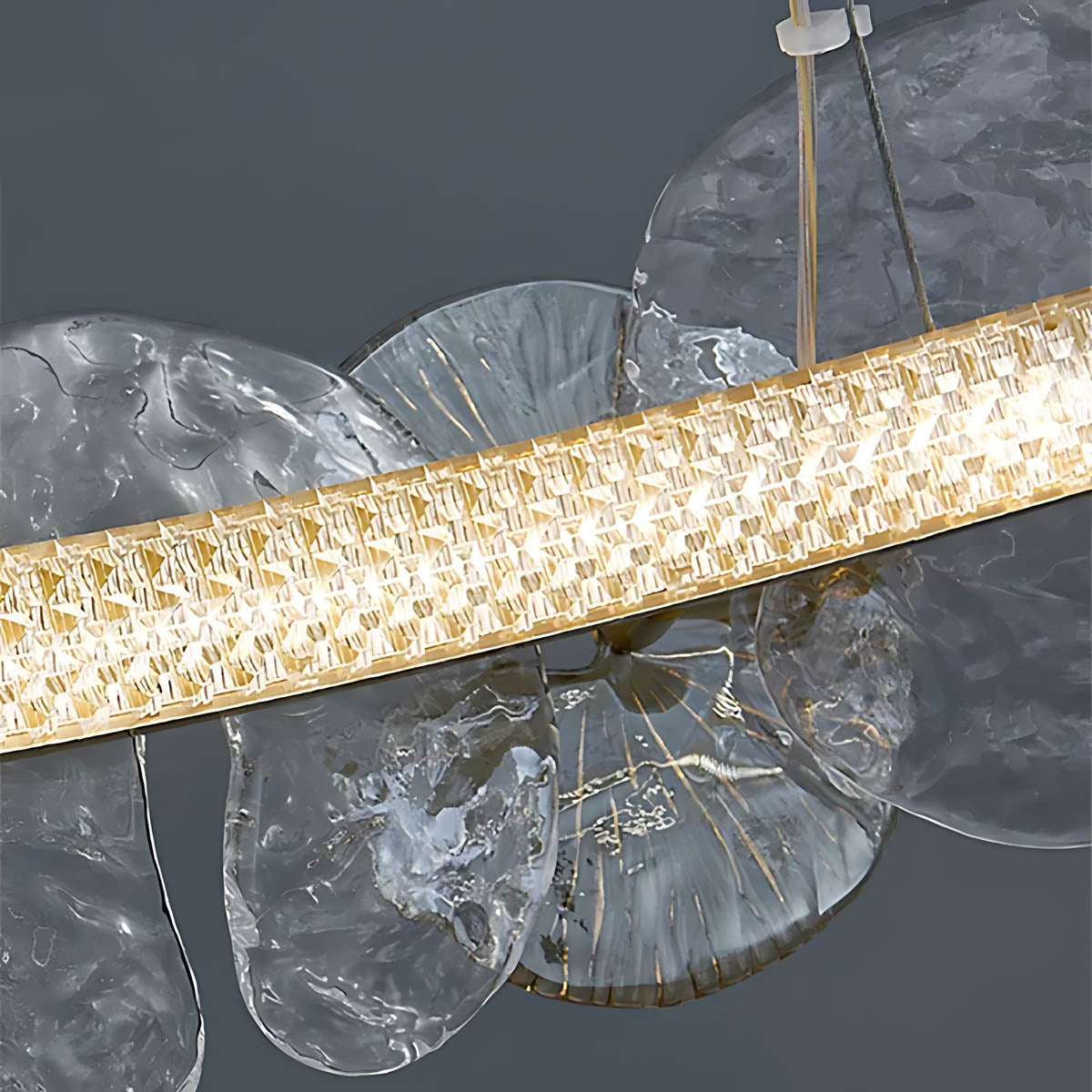 Blackthorn Loop Glass Chandelier — gallery image 15