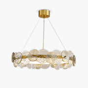 Blackthorn Loop Glass Chandelier — gallery image 1