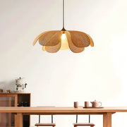 Huckleberry Loop Rattan Pendant Light — gallery image 3