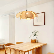Huckleberry Loop Rattan Pendant Light — gallery image 9