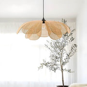 Huckleberry Loop Rattan Pendant Light — gallery image 6