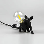 Larchwood Loop Resin Globe Table Lamp — gallery image 7