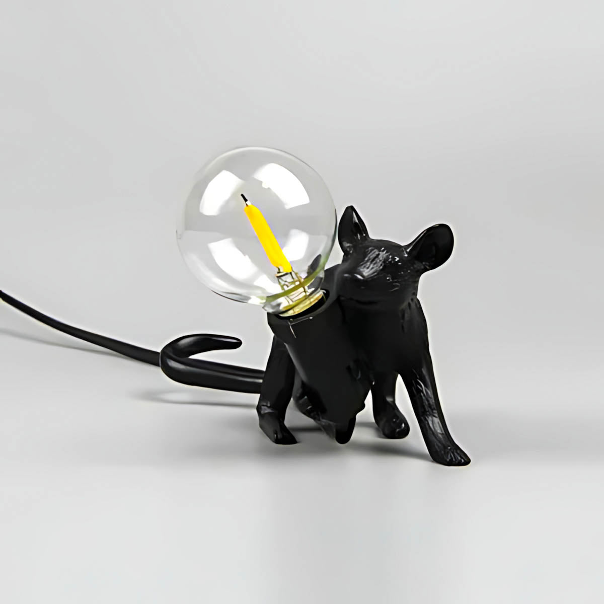 Larchwood Loop Resin Globe Table Lamp — gallery image 7