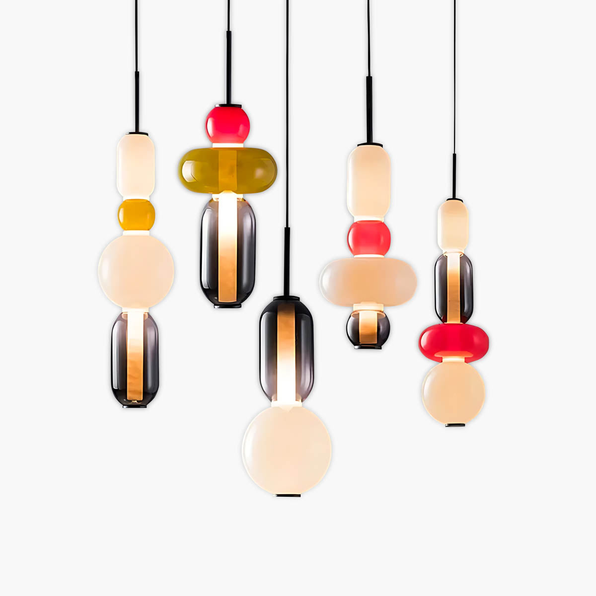 
Suspension Cluster en Verre Mapledale Loop — photo 1