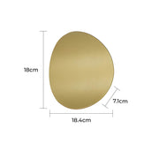 Bracken Halo Pebble Aluminum Wall Sconce — gallery image 15