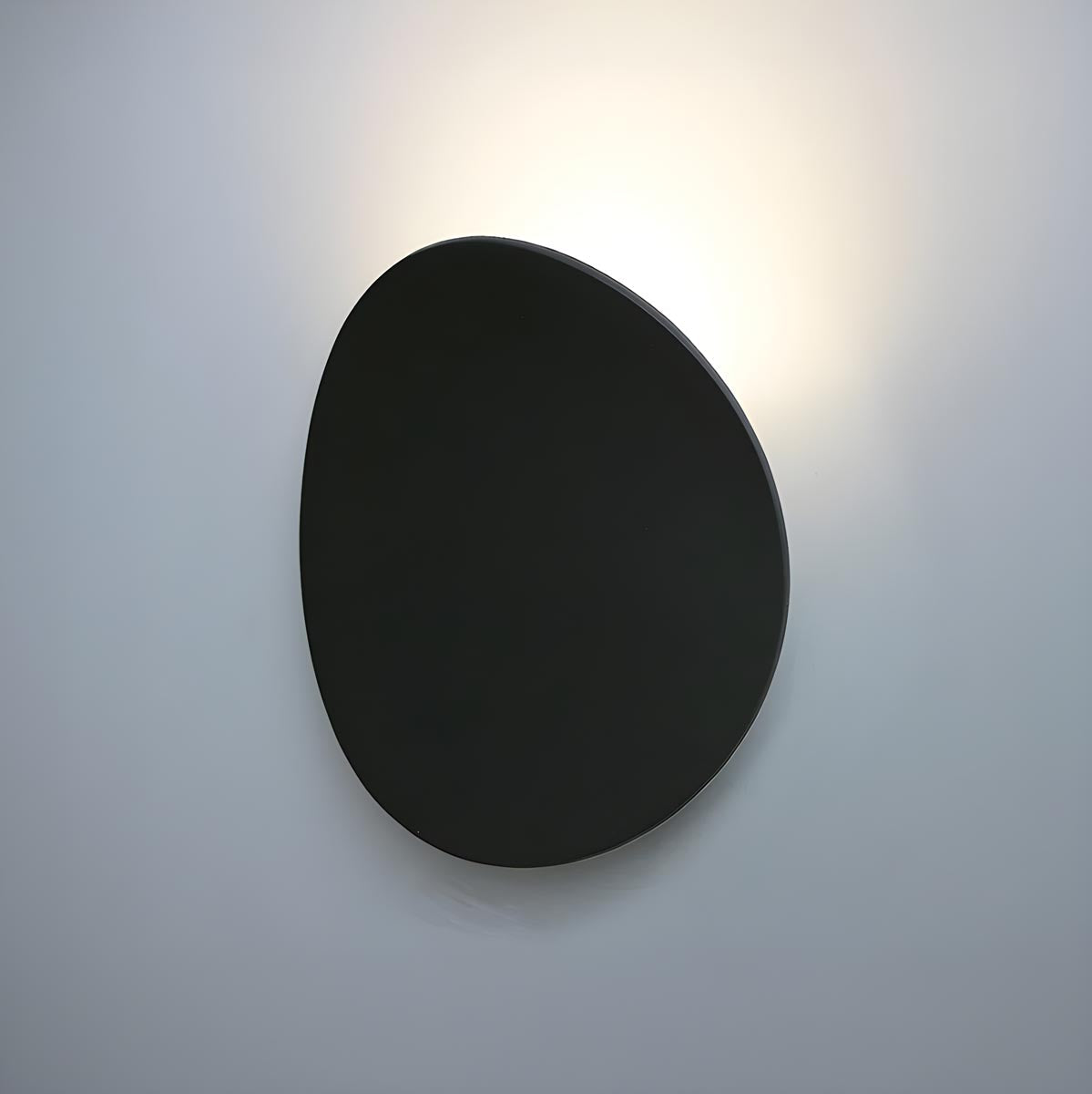 Bracken Halo Pebble Aluminum Wall Sconce — gallery image 8