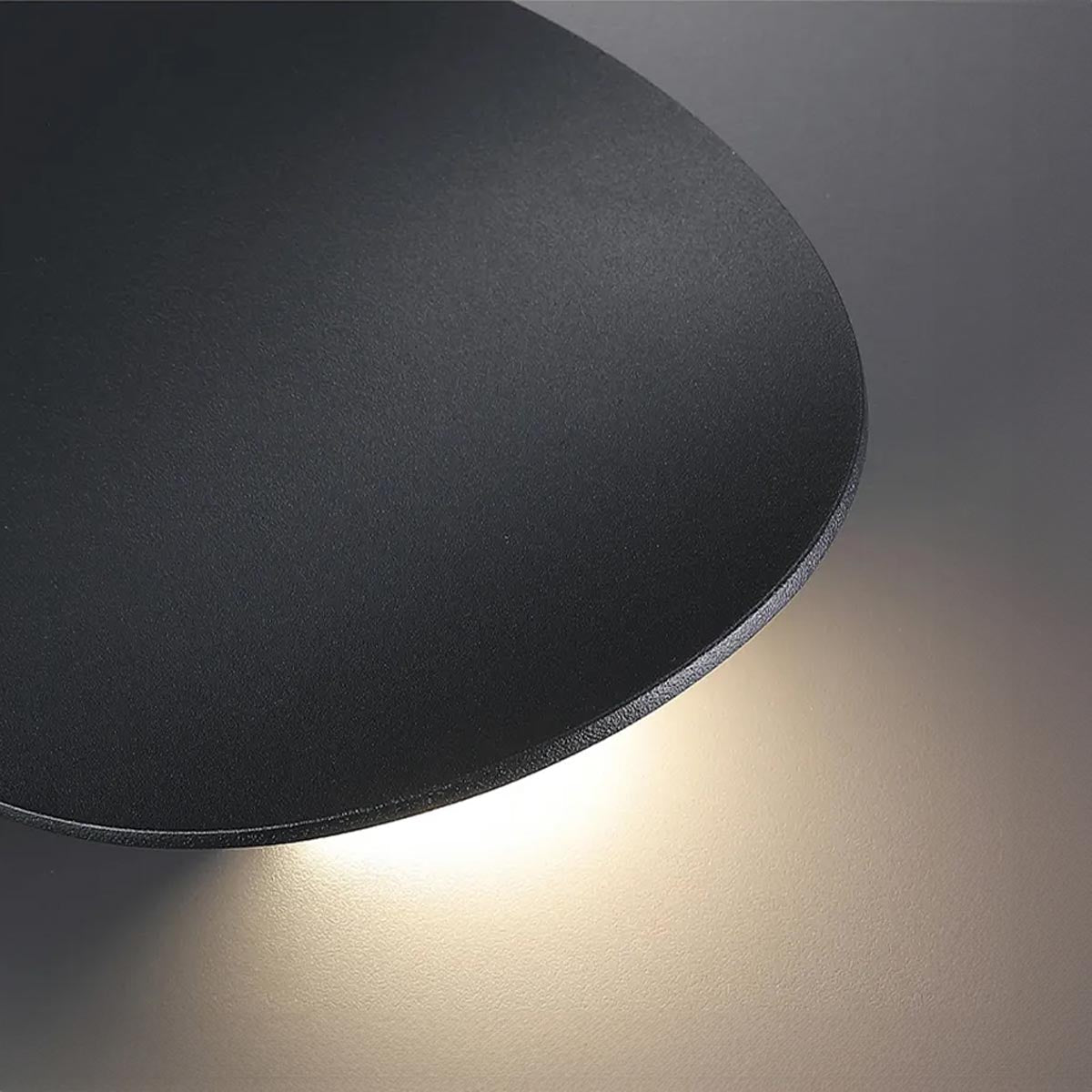 Bracken Halo Pebble Aluminum Wall Sconce — gallery image 11