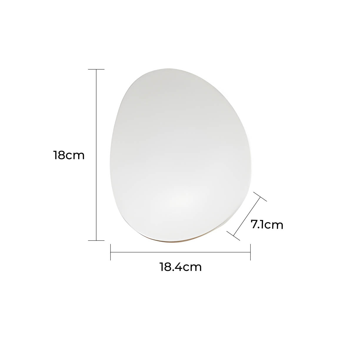 Bracken Halo Pebble Aluminum Wall Sconce — gallery image 14