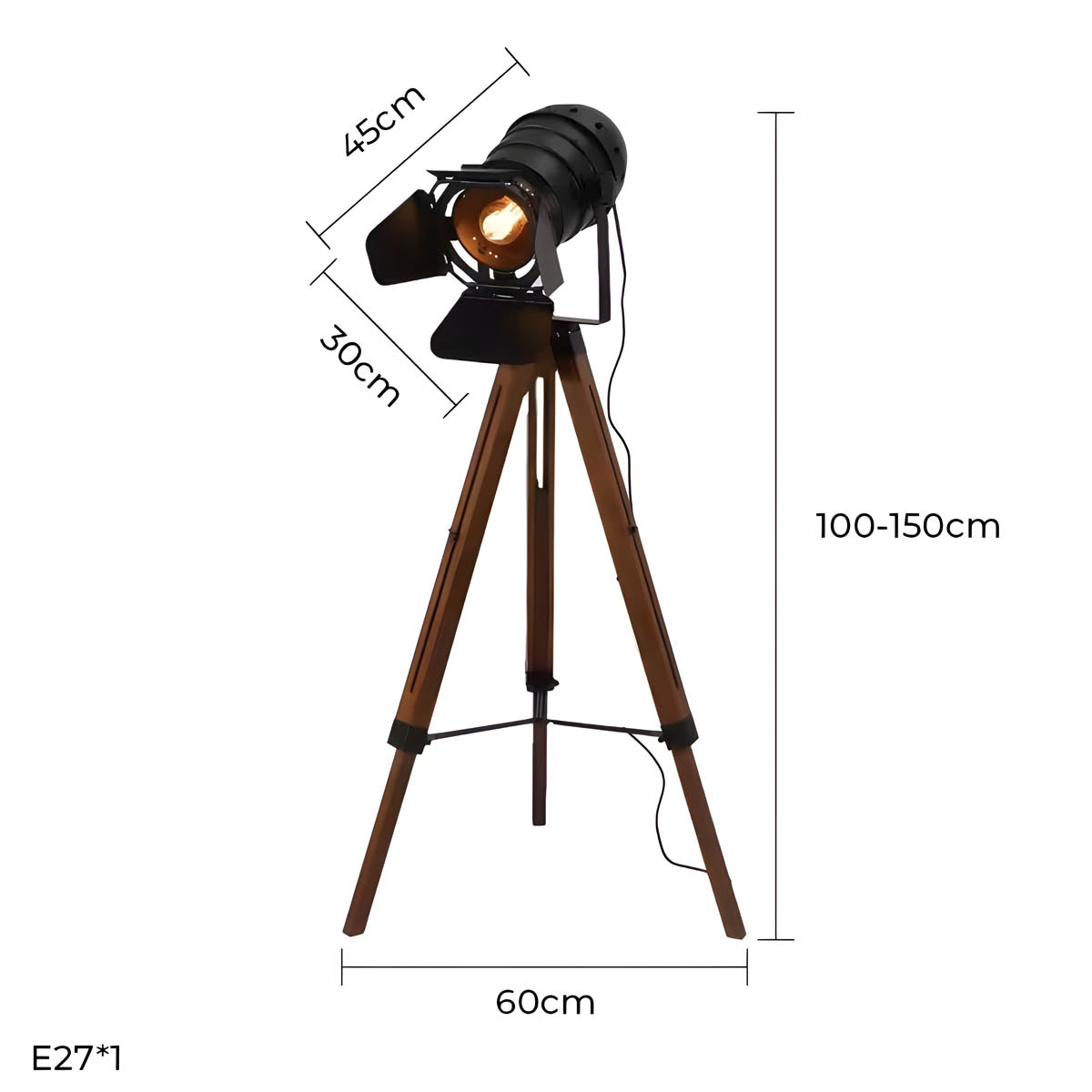 Silverwood Loop Wood Floor Lamp — gallery image 11