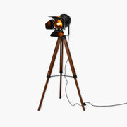 Silverwood Loop Wood Floor Lamp — gallery image 1